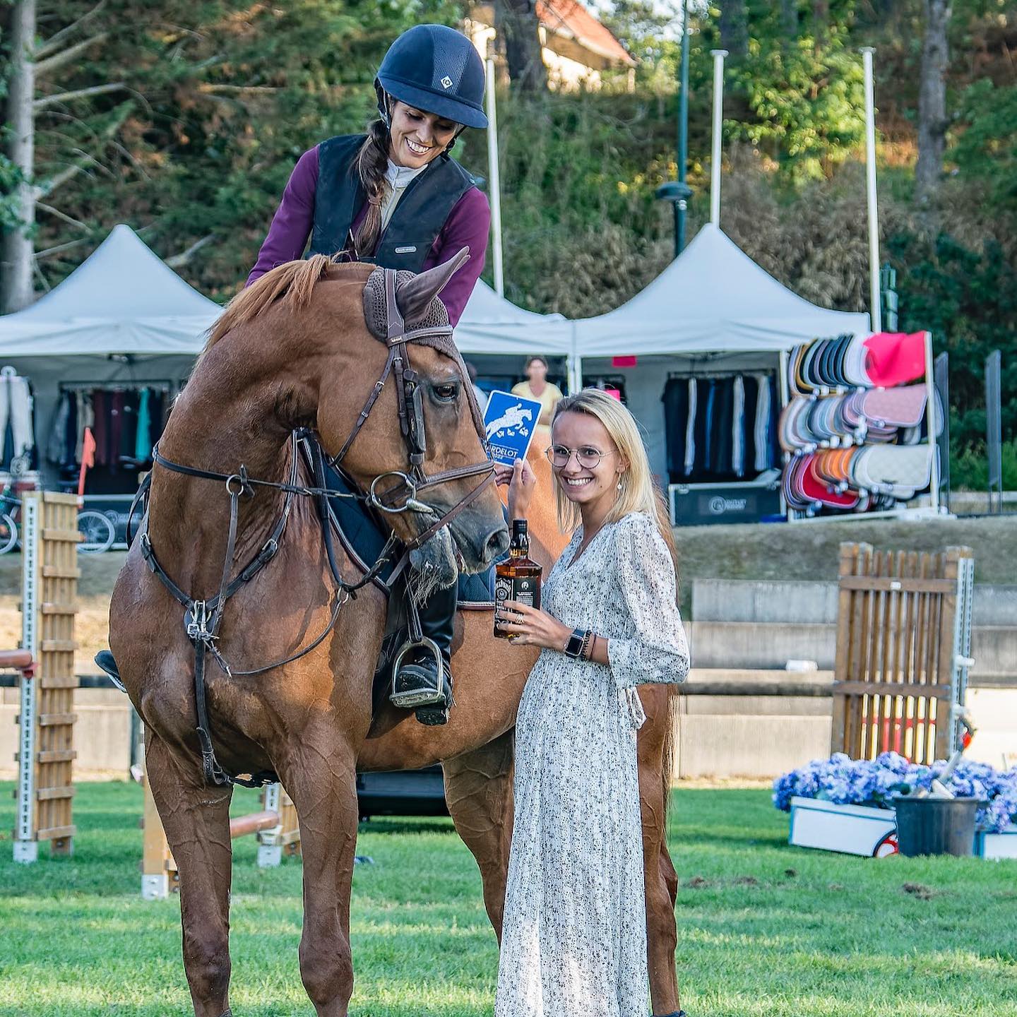 Emilie et Quitus remise des prix CSO HARDELOT Amateur