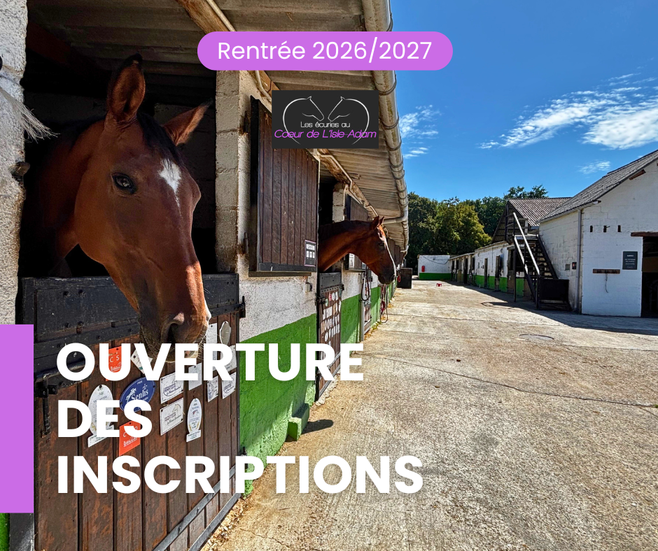 OUVERTURE DES INSCRIPTIONS 2026/2027